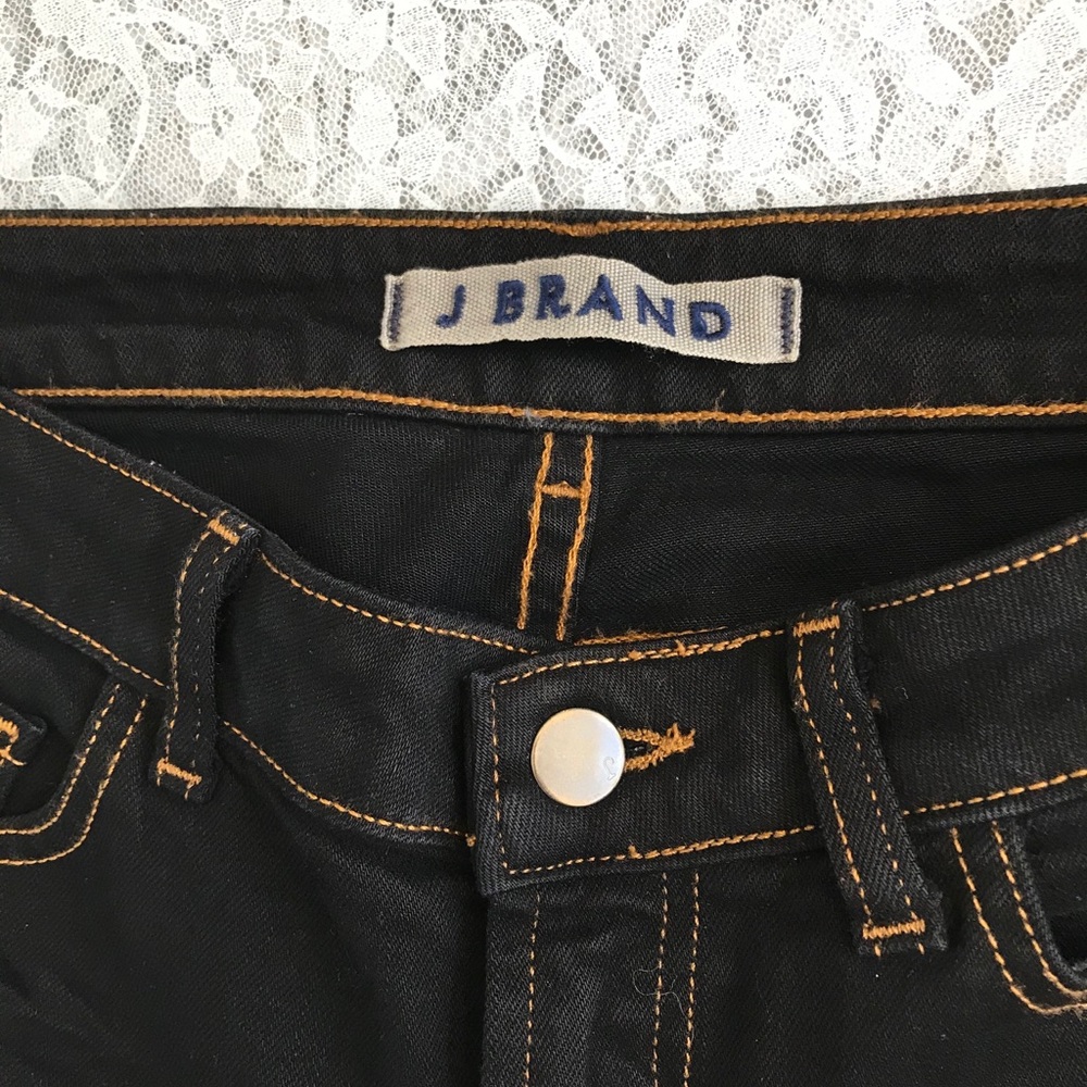 NWT J Brand Scarlett cigarette black Jeans - Picture 2 of 6